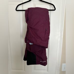 Dark Purple Columbia Snow Pants
